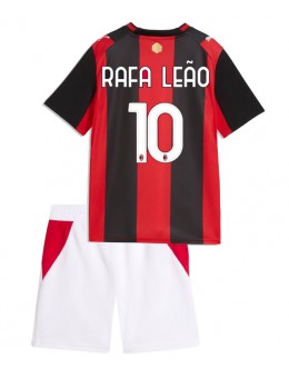 AC Milan Rafael Leao #10 Replika Hemmakläder Barn 2026-27 Kortärmad (+ byxor)